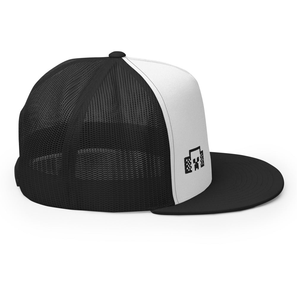 Minecraft Tuned In Embroidered Creeper Trucker Hat