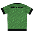 Minecraft Personalized Jersey T-Shirt Realm Name