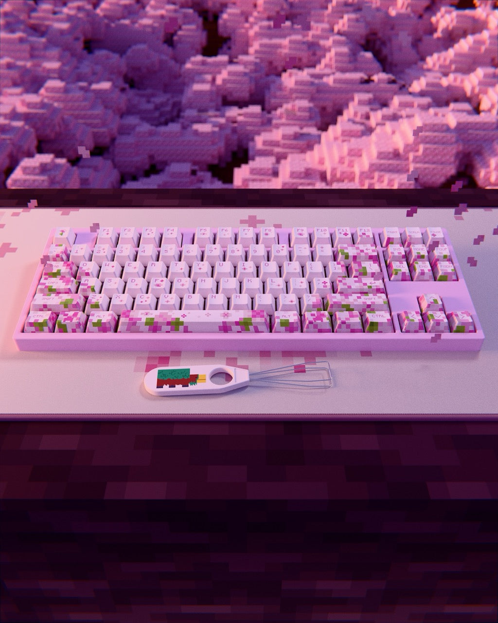The Blossom Keycaps
