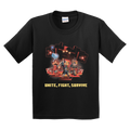 Minecraft Dungeons Unite, Fight, Survive Kids Short Sleeve T-shirt