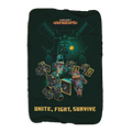Minecraft Dungeons Unite, Fight, Survive Sherpa Blanket