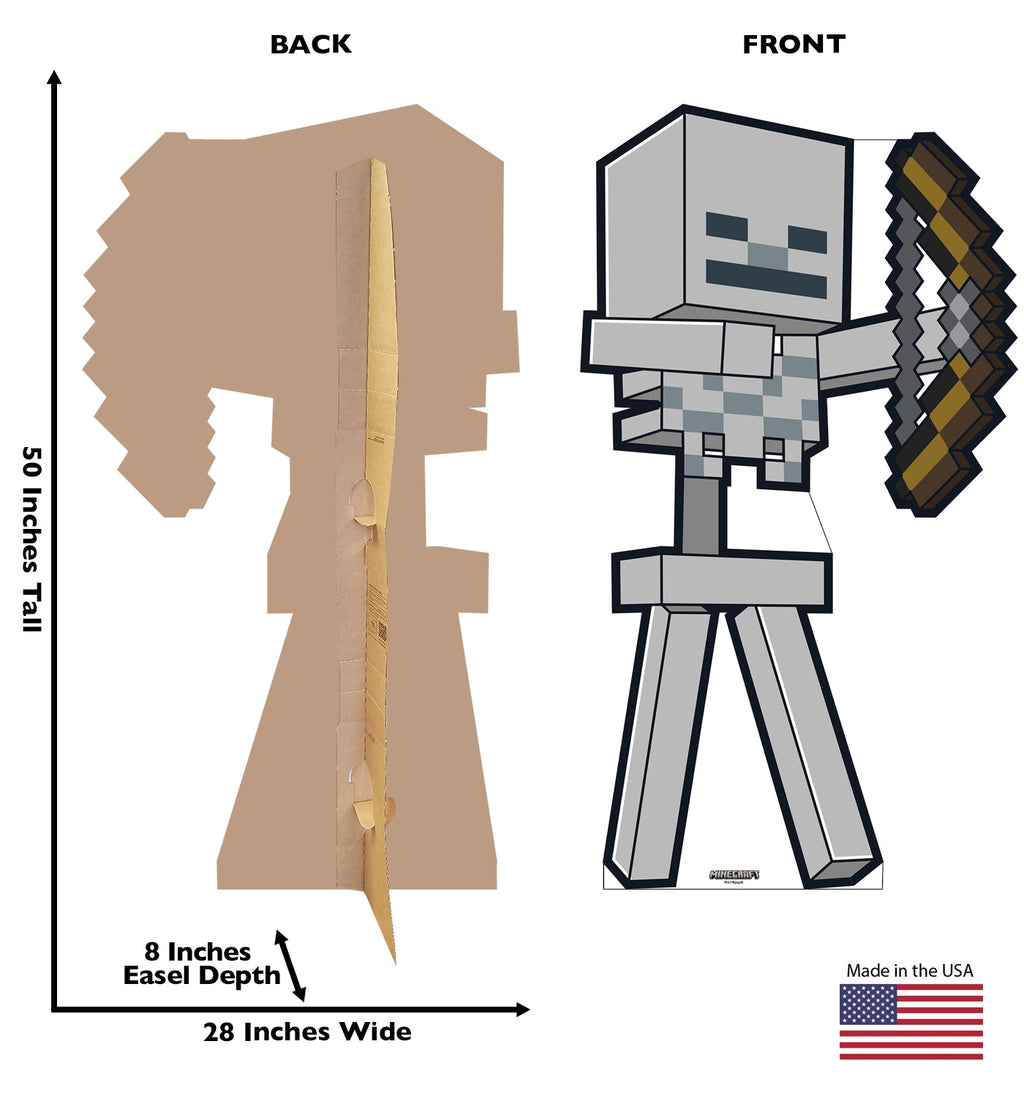 Minecraft Skeleton Cardboard Cutout Standee