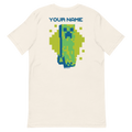 Minecraft Creeper Personalized Adult T-Shirt