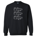 Minecraft Axolotl Outline Crewneck Sweatshirt