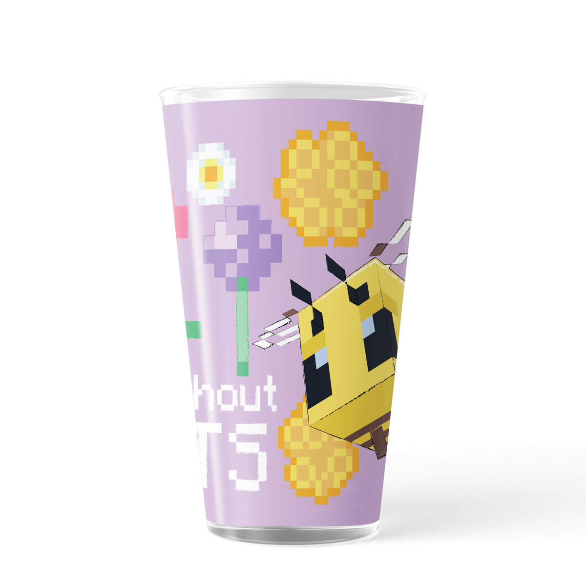Minecraft Craft Without Limits 17 oz Pint Glass