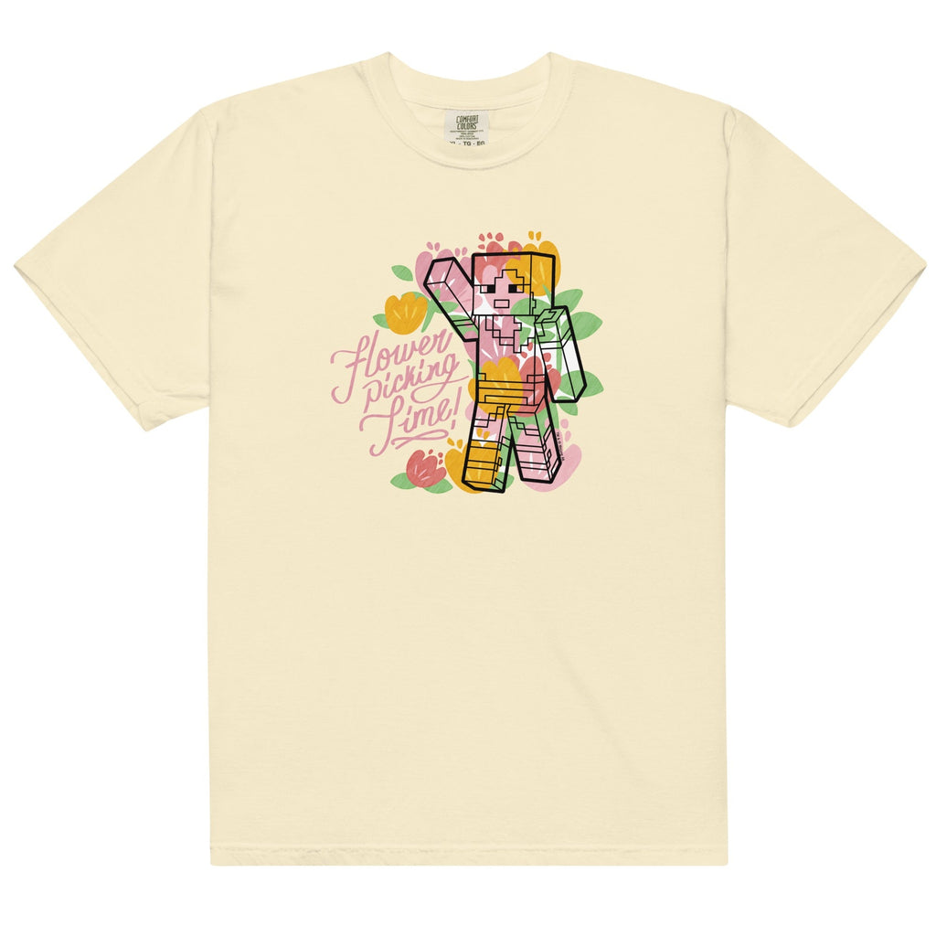 Minecraft Flower Picking Time T-Shirt
