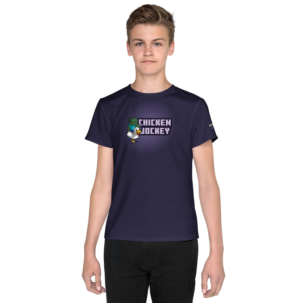 Minecraft Chicken Jockey Kids Personalized T-Shirt