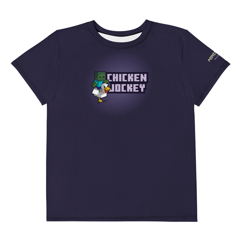 Minecraft Chicken Jockey Kids Personalized T-Shirt