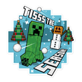 Minecraft Tis The Season Die Cut Sticker