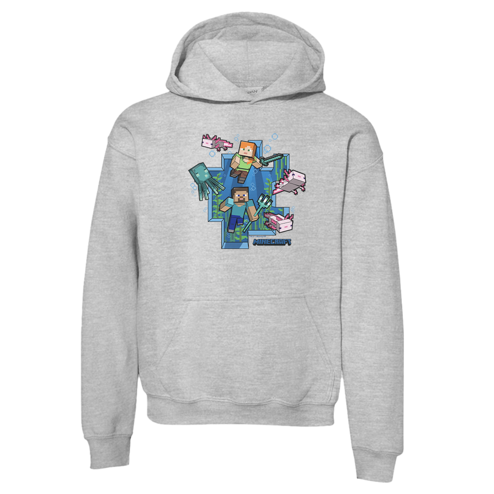 Minecraft Underwater Kids Hoodie