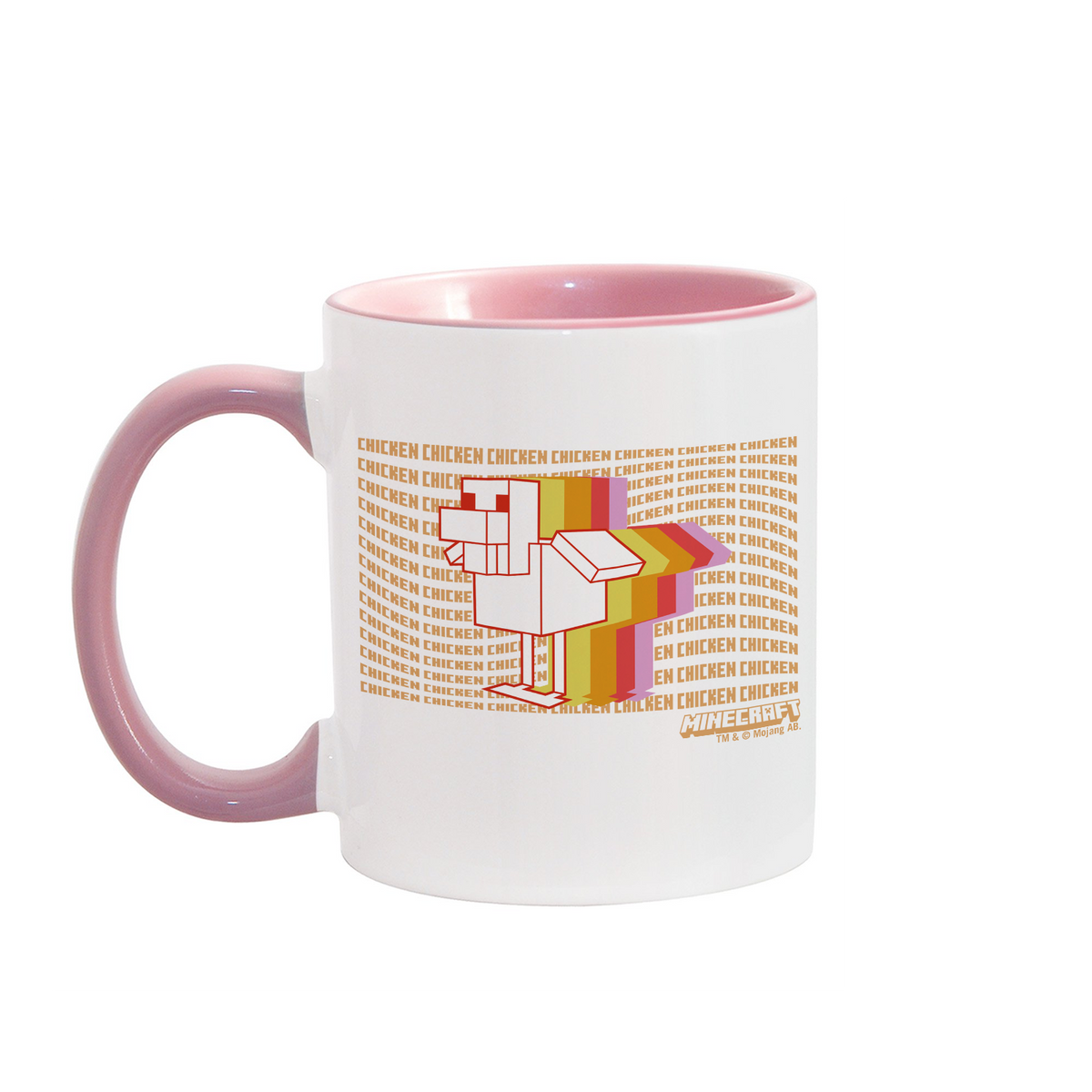 Minecraft Wavy Chicken Two-Tone Mug