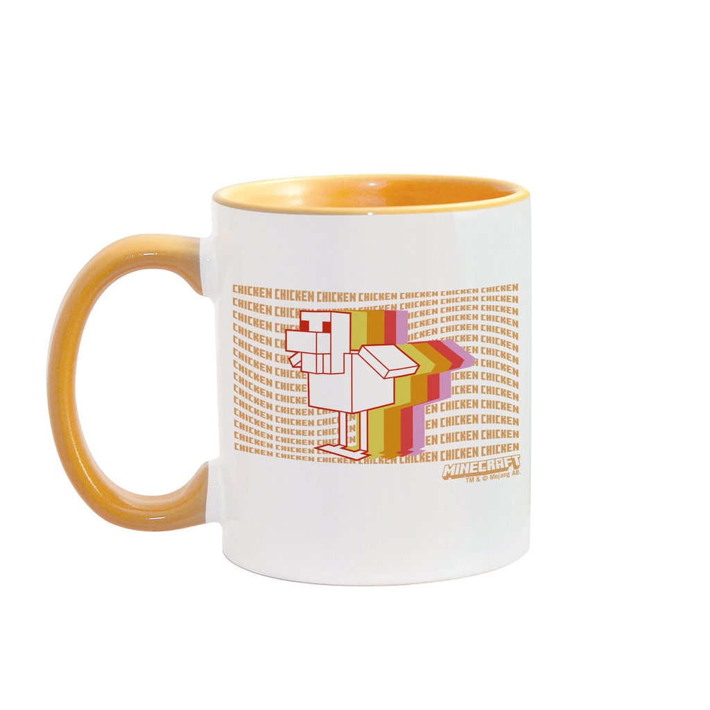 Minecraft Wavy Chicken Two-Tone Mug