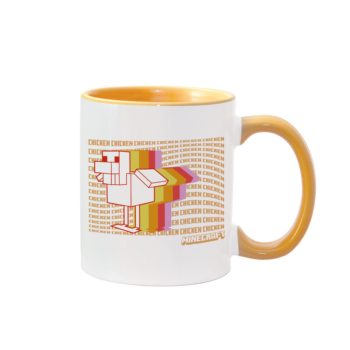 Minecraft Wavy Chicken Two-Tone Mug