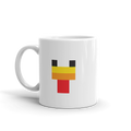 Minecraft Chicken Face White Mug