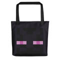 Minecraft Enderman Eyes Premium Tote Bag
