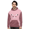 Minecraft Pig Face Adult Pullover Hoodie