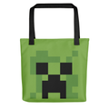 Minecraft Creeper Premium Tote Bag