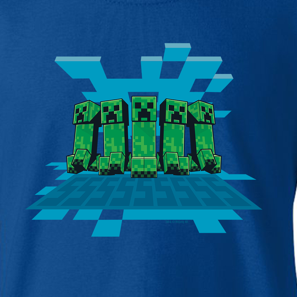 Minecraft Jolly Mobs SSSS Kids Short Sleeve T-Shirt