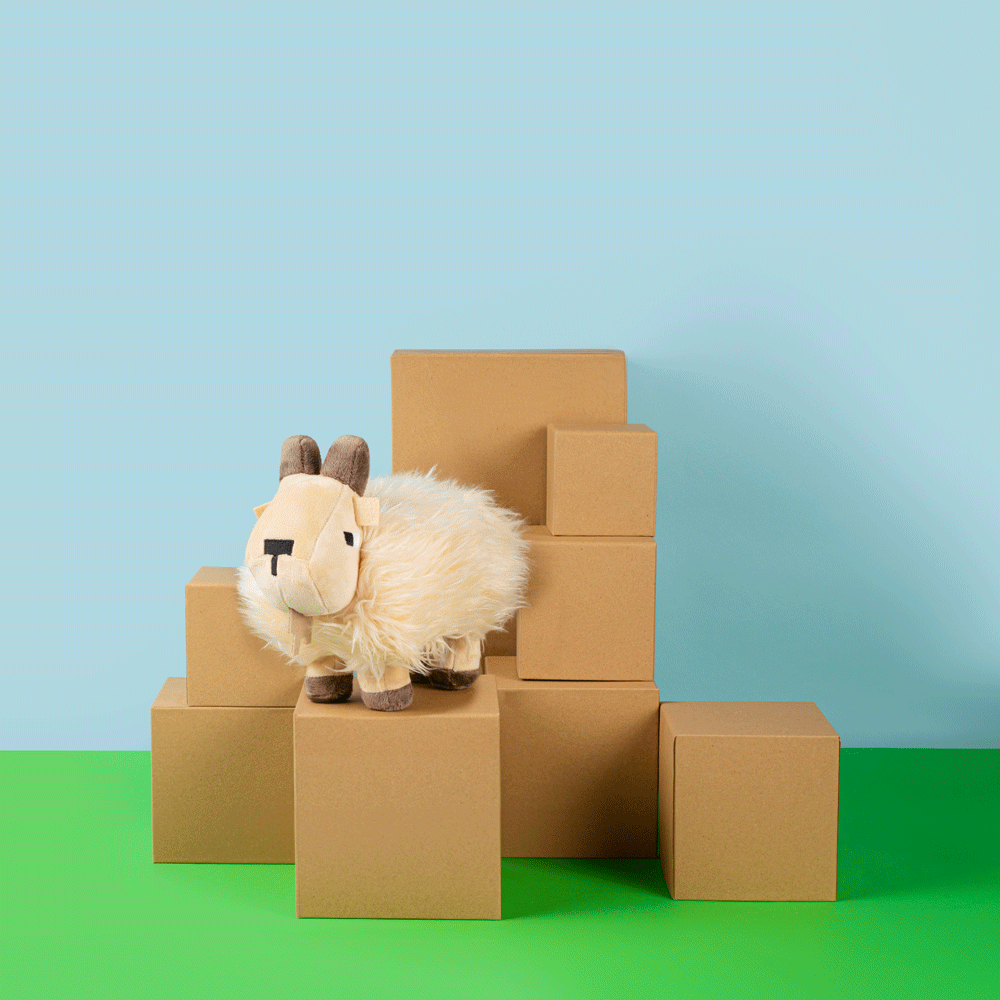 Minecraft Goat 8" Plush