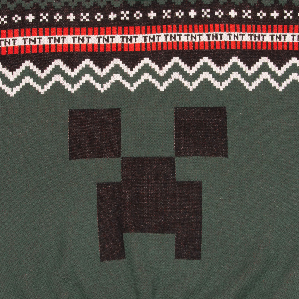 Minecraft Knit Sweater Creeper