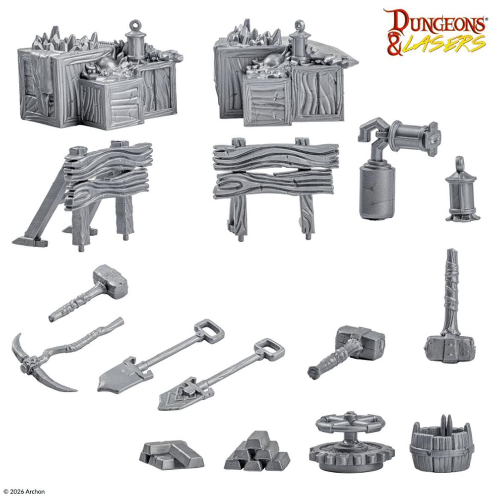 Dungeons And Lasers: Dwarven Train Set