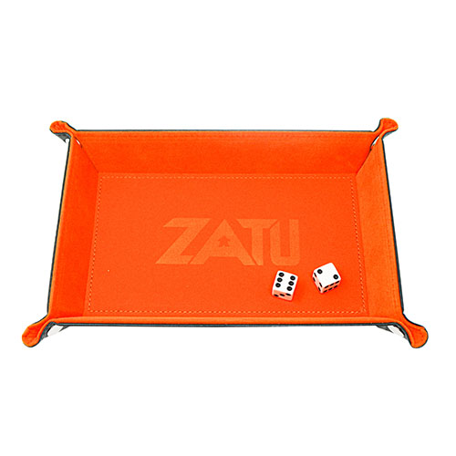 Zatu Dice Tray - Orange/Black