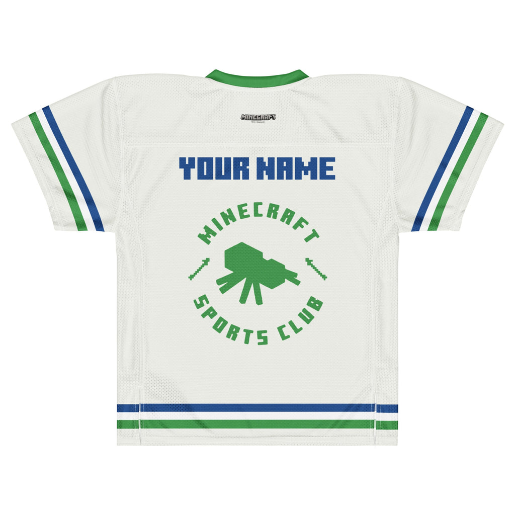 Minecraft Football Jersey Athletics Overworld Tour Personalized Name