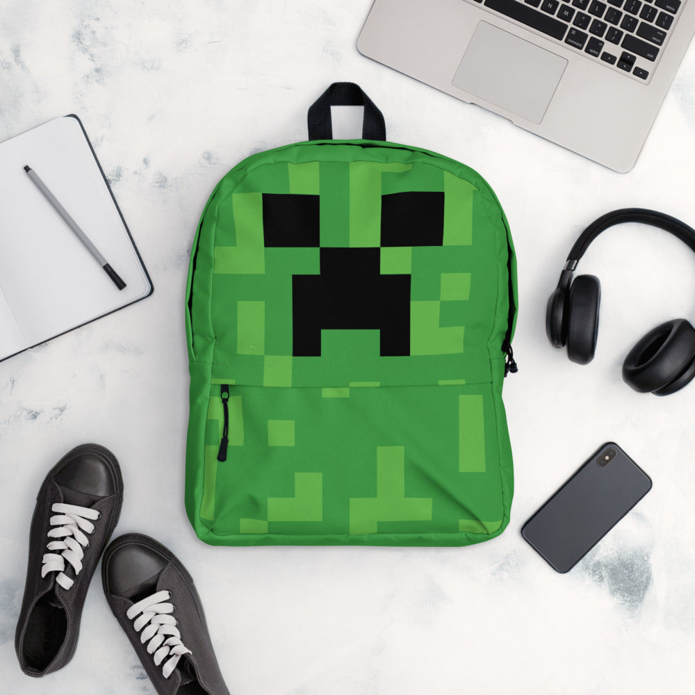 Minecraft Creeper Big Face Backpack
