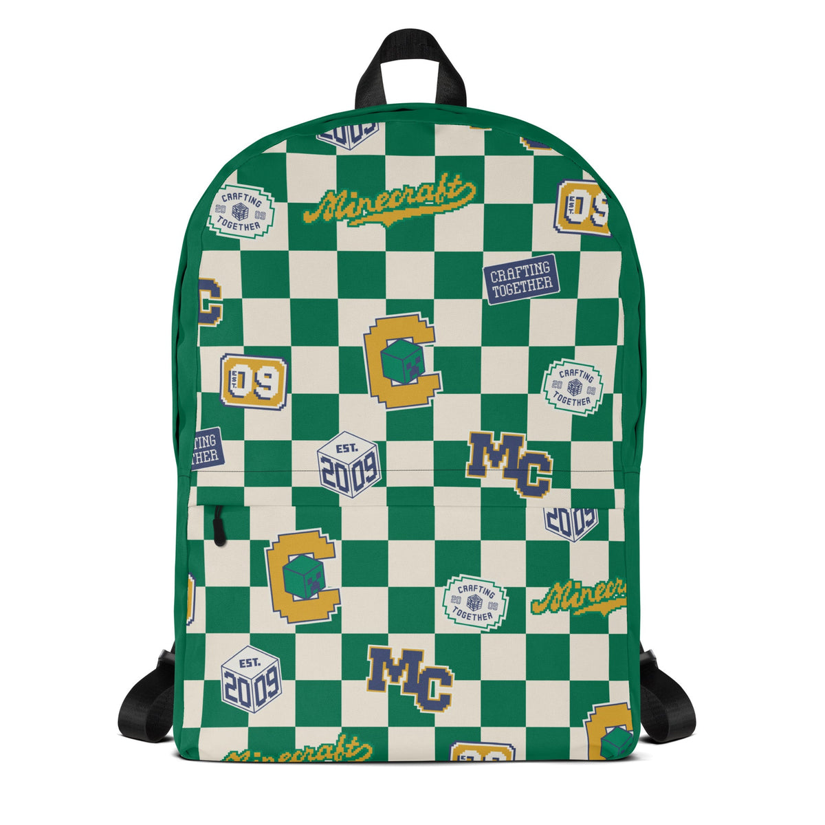Minecraft Backpack Checkered Collegiate