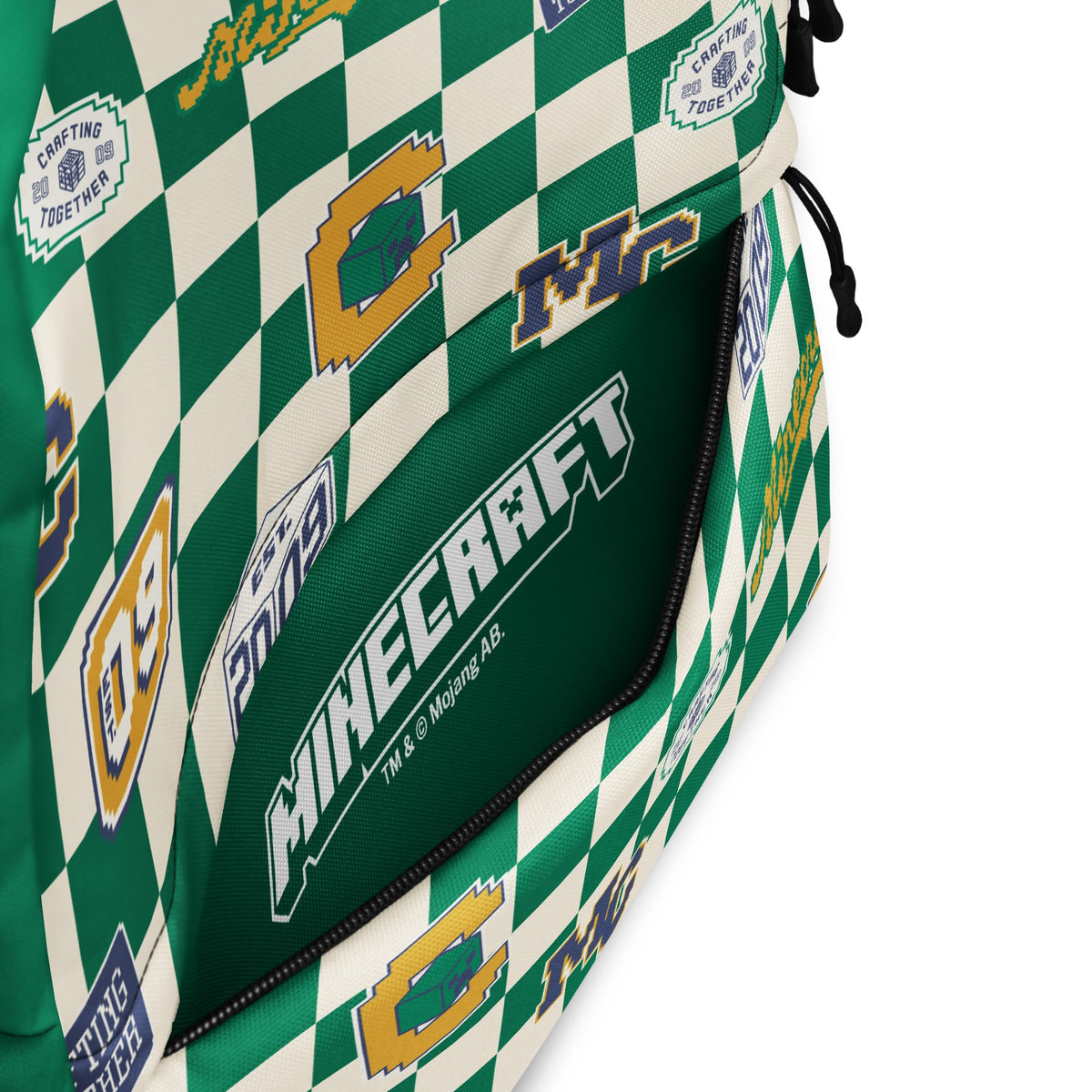 Minecraft Backpack Checkered Collegiate