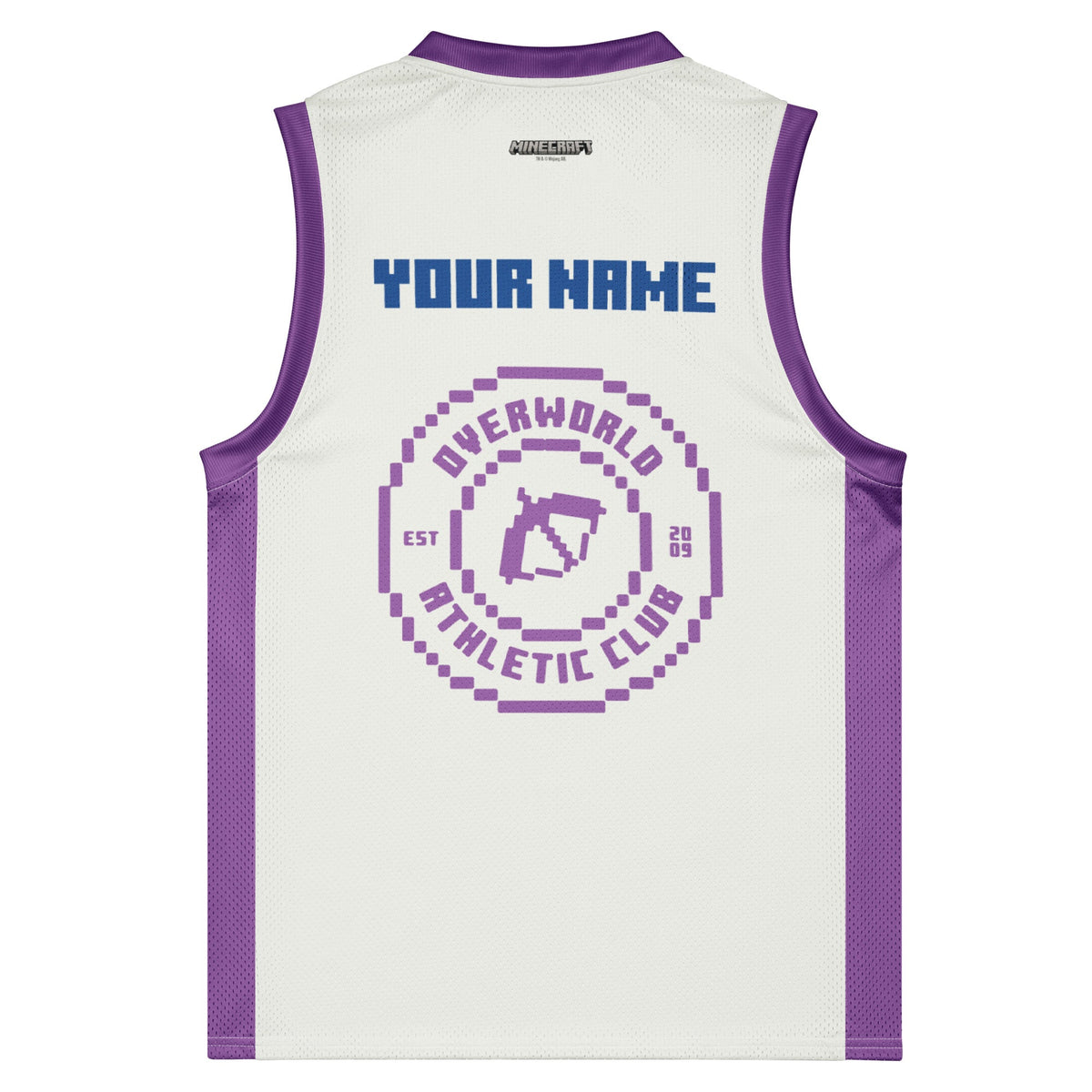 Minecraft Club Minecraft Personalized Name Basketball Jersey