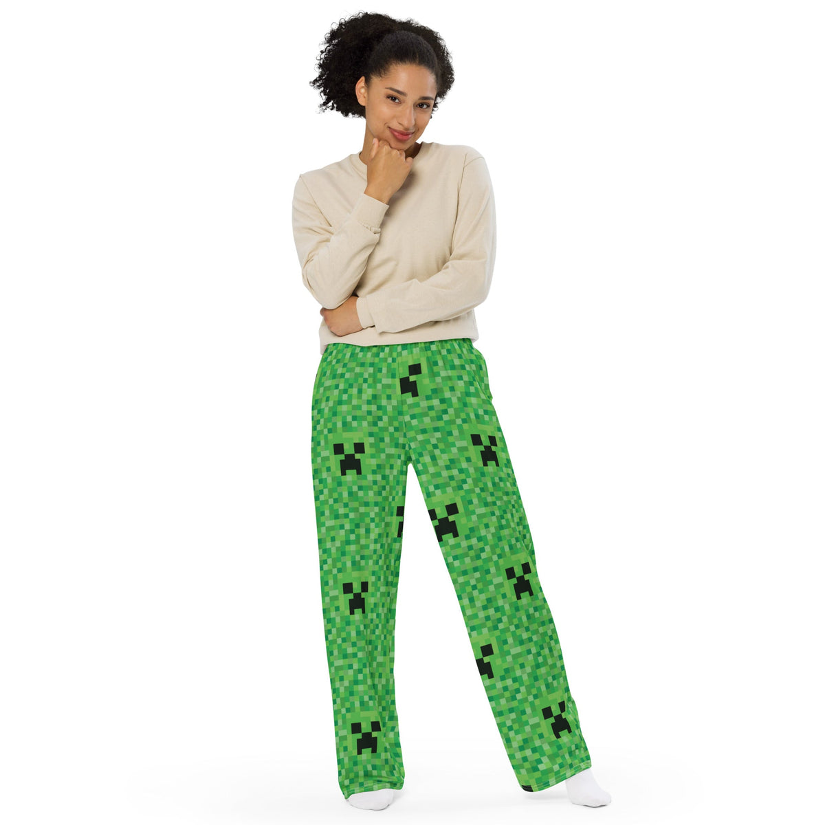 Minecraft Lounge Pant Creeper Face