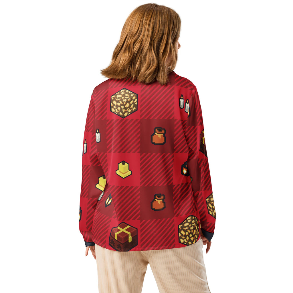 Minecraft Women’s Long Sleeve Pajama Top Presents