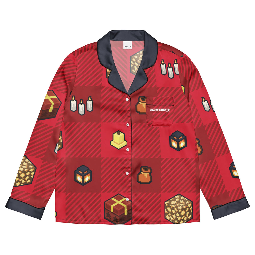 Minecraft Women’s Long Sleeve Pajama Top Presents