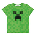 Minecraft Creeper Big Face Kids T-shirt
