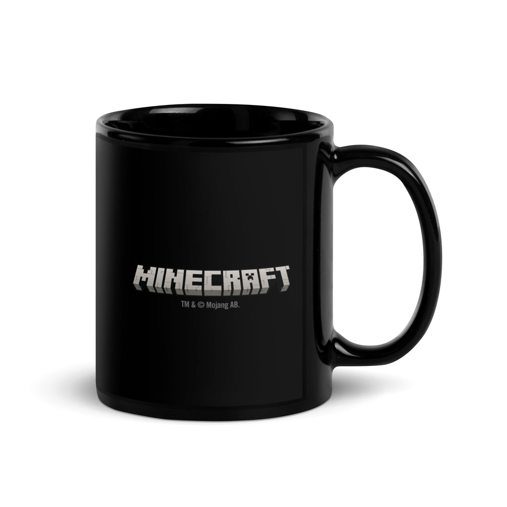Minecraft Personalized Photo Black Mug Survival Mode