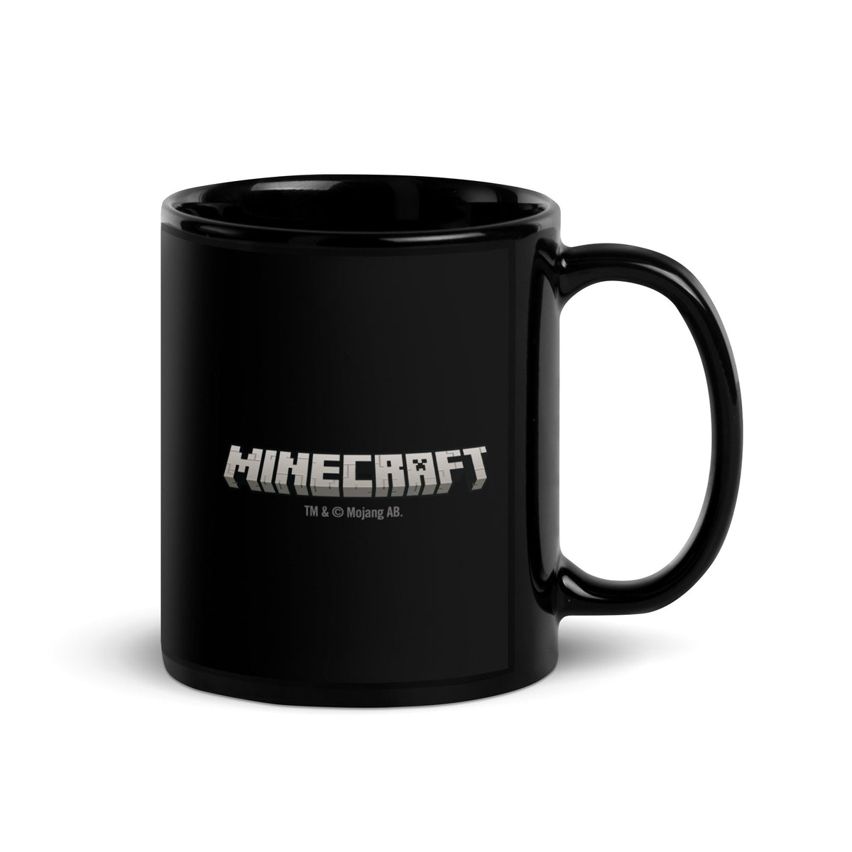 Minecraft Personalized Photo Black Mug Survival Mode