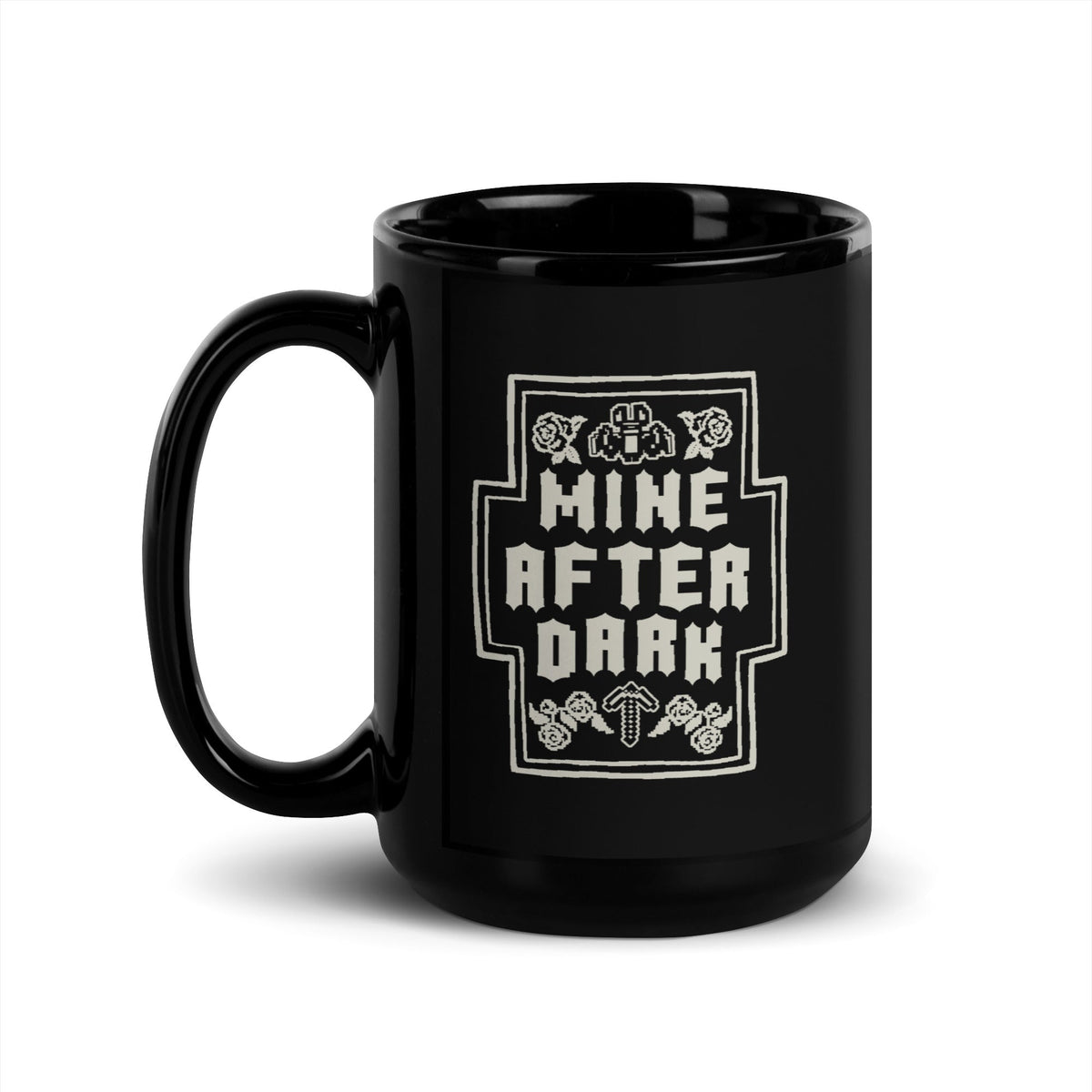 Minecraft Black Mug Mine After Dark