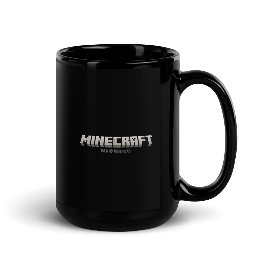 Minecraft Personalized Photo Black Mug Survival Mode