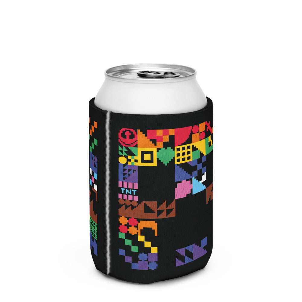 Minecraft Creeper Pride Can Cooler