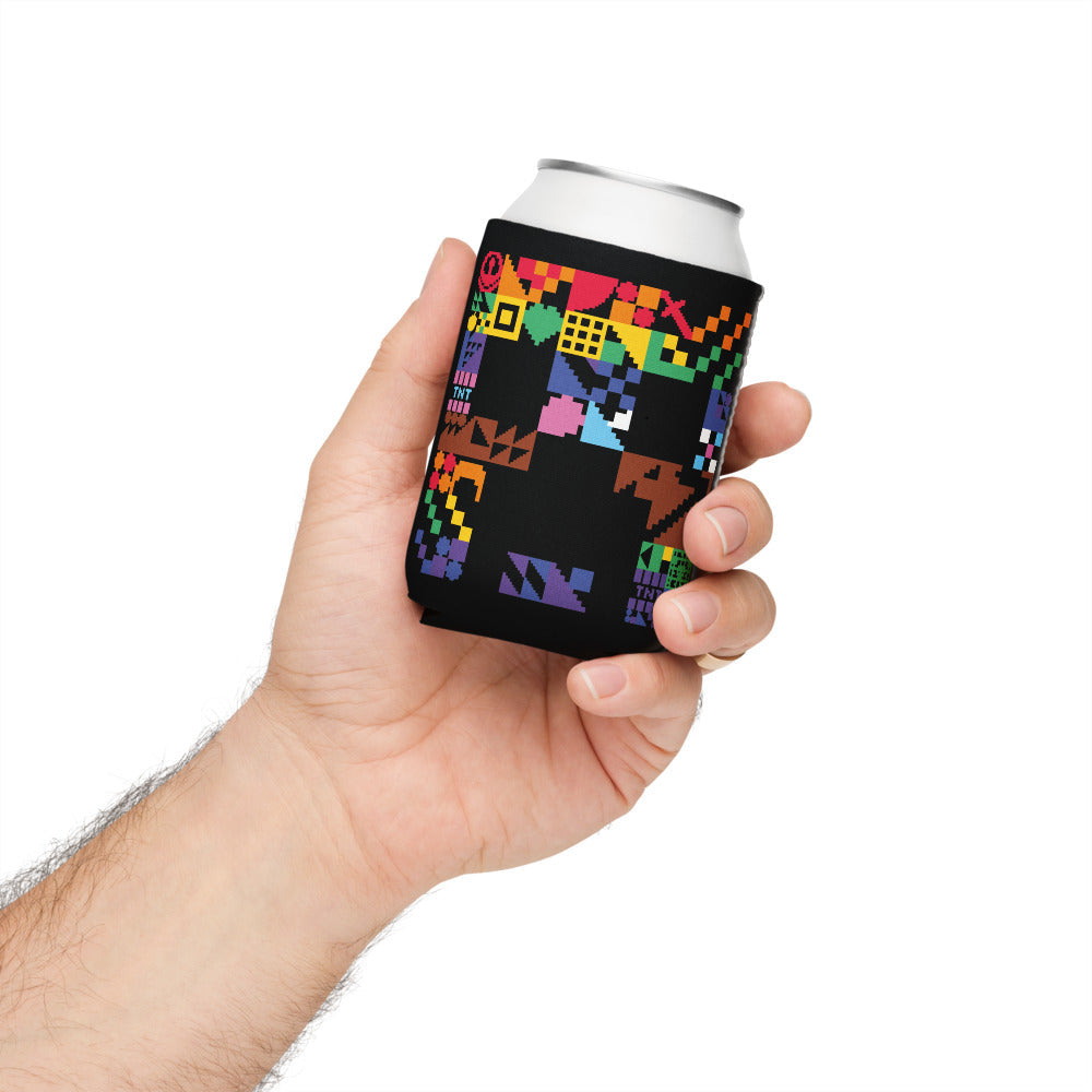 Minecraft Creeper Pride Can Cooler