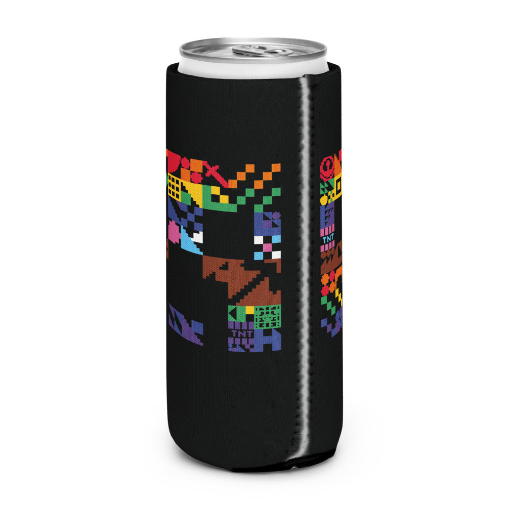 Minecraft Creeper Pride Can Cooler