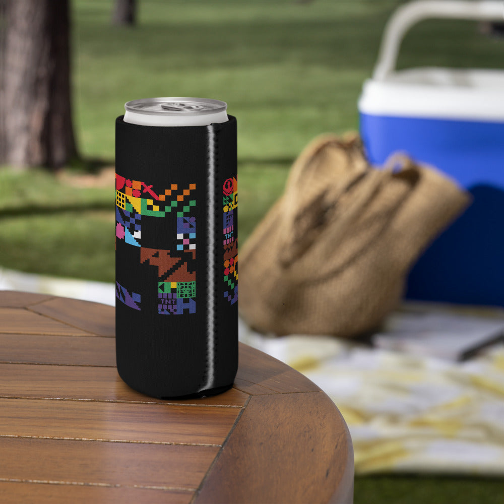 Minecraft Creeper Pride Can Cooler
