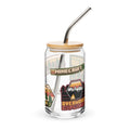 Minecraft Overworld Explorer Can Shaped Glass with Lid