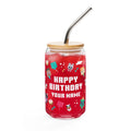 Minecraft Can-Shaped Glass Happy Birthday Personalized Name