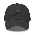 Minecraft Netherite Pickaxe Embroidered Classic Dad Hat