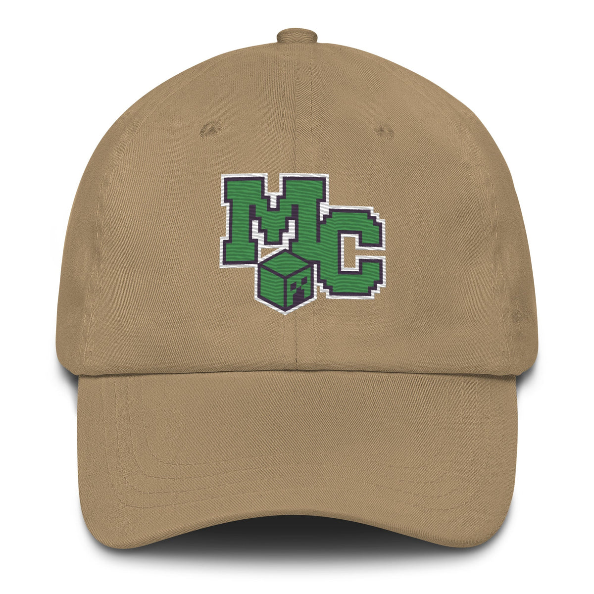 Minecraft Embroidered Dad Hat Pixelated Logo