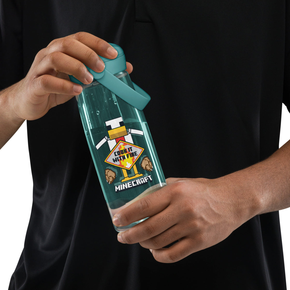 Minecraft Water Bottle Cook It With Fire | CamelBak Thrive®