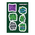 Minecraft Quotes Sticker Sheet