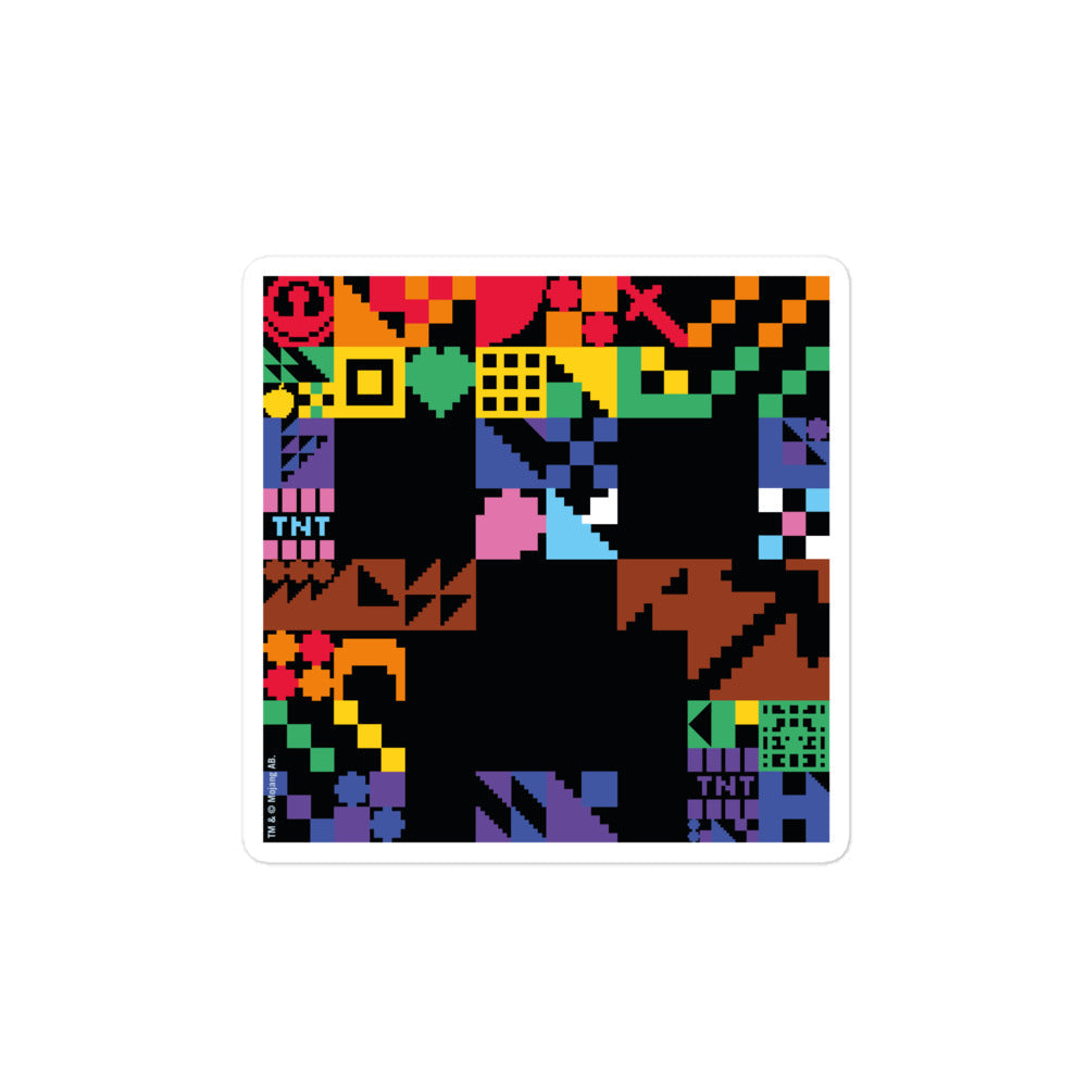 Minecraft Creeper Pride Die Cut Sticker